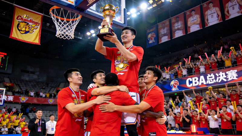 CBA总决赛辽宁队夺冠精彩瞬间高清图片